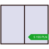 Pricing Tilt-and-Turn 2800x2300 mm REHAU ENERGY-SAVING SYNEGO MD CHOCOLATE_BROWN two-sided. Price: 5 154.65 PLN