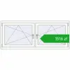 Pricing Tilt-and-Turn 1680x680 mm REHAU ENERGY-SAVING SYNEGO MD GOLDEN OAK external. Price: 1516,41 zł