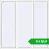 Pricing Tilt-and-Turn 1800x1800 mm ALU STANDARD 72 RAL 9016 Traffic white two-sided. Price: 957.11 EUR