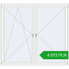 Pricing Tilt-and-Turn 2200x2000 mm REHAU OPTIMUM EURO-DESIGN 70 RAL 9016 Traffic white two-sided. Price: 4 072.22 PLN