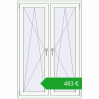 Ustalenie cen Okna skrzydłowe 1050x1580 mm REHAU ENERGY-SAVING SYNEGO MD BASALT_GREY zewnętrzny. Cena: 482,52 €