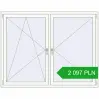 Pricing Tilt-and-Turn 1800x1400 mm REHAU OPTIMUM EURO-DESIGN 70 RAL 9016 Traffic white two-sided. Price: 2 097.36 PLN