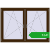 Ustalenie cen Okna skrzydłowe 1650x1160 mm REHAU ENERGY-SAVING SYNEGO MD DARK_OAK dwustronny. Cena: 641,24 €