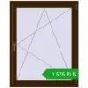 Pricing Tilt-and-Turn 1000x1250 mm REHAU OPTIMUM EURO-DESIGN 70 DARK_OAK two-sided. Price: 1 576.46 PLN