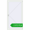 Pricing Tilt-and-Turn 1105x2105 mm REHAU OPTIMUM EURO-DESIGN 70 RAL 9016 Traffic white two-sided. Price: 2 071.93 PLN