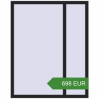 Ustalenie cen Okna skrzydłowe 1200x1500 mm KORSA ENERGY-SAVING REHAU SYNEGO MD. Cena: 698.45 EUR
