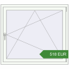 Pricing Tilt-and-Turn 1200x1060 mm KORSA OPTIMUM REHAU EURO 70. Price: 517.52 EUR