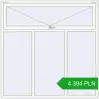 Ustalenie cen Okna skrzydłowe 1800x1800 mm ALU STANDARD 72 RAL 9016 Traffic white dwustronny. Cena: 4 394.48 PLN