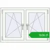 Pricing Tilt-and-Turn 1005x710 mm REHAU ENERGY-SAVING SYNEGO MD BLACK_BROWN external. Price: 1635,85 zł
