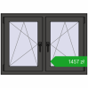 Ustalenie cen Okna skrzydłowe 1065x755 mm REHAU ENERGY-SAVING SYNEGO MD BASALT_GREY dwustronny. Cena: 1456,60 zł