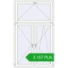 Pricing Tilt-and-Turn 1250x2100 mm REHAU OPTIMUM EURO-DESIGN 70 RAL 9016 Traffic white two-sided. Price: 3 157.23 PLN