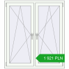 Pricing Tilt-and-Turn 1200x1350 mm REHAU OPTIMUM EURO-DESIGN 70 WALNUT external. Price: 1 921.49 PLN