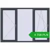 Pricing Tilt-and-Turn 2070x1450 mm REHAU BRILLANT DESIGN ANTHRACITE_GREY_STRUKTURAL two-sided. Price: 4 758.27 PLN