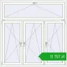 Ustalenie cen Okna rozwierne 1800x1800 mm ALU STANDARD 72 RAL 9016 Traffic white dwustronny. Cena: 11 756,87 zł