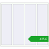 Ustalenie cen Okna skrzydłowe 2000x1800 mm REHAU OPTIMUM EURO-DESIGN 70 WALNUT zewnętrzny. Cena: 424,94 €