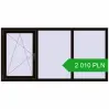 Pricing Tilt-and-Turn 2000x1000 mm REHAU OPTIMUM EURO-DESIGN 70 BLACK_BROWN two-sided. Price: 2 010.39 PLN