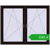 Pricing Tilt-and-Turn 1725x1370 mm REHAU ENERGY-SAVING SYNEGO MD BLACK_BROWN two-sided. Price: 2584,56 zł