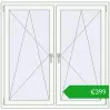 Ustalenie cen Okna rozwierne 1380x1355 mm REHAU ENERGY-SAVING SYNEGO MD RAL 9016 Traffic white dwustronny. Cena: 398,67 €
