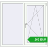 Pricing Tilt-and-Turn 1200x1150 mm REHAU OPTIMUM EURO-DESIGN 70 RAL 9016 Traffic white two-sided. Price: 264.89 EUR