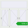 Pricing Tilt-and-Turn 1800x1800 mm ALU STANDARD 72 RAL 9016 Traffic white two-sided. Price: 9297,99 zł