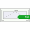Pricing Tilt-and-Turn 980x430 mm REHAU OPTIMUM EURO-DESIGN 70 RAL 9016 Traffic white two-sided. Price: 149,84 €