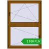 Pricing Tilt-and-Turn 1200x1700 mm REHAU ENERGY-SAVING SYNEGO MD GOLDEN OAK two-sided. Price: 3 558.14 PLN