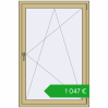 Pricing Tilt-and-Turn 1000x1500 mm KORSA ALU STANDARD 72. Price: 1046,82 €