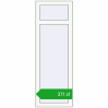 Pricing Tilt-and-Turn 450x1300 mm REHAU OPTIMUM EURO-DESIGN 70 RAL 9016 Traffic white two-sided. Price: 371,45 zł