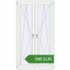 Ustalenie cen Okna skrzydłowe 1050x1920 mm KORSA BRILLANT DESIGN RAL 9016 Traffic white dwustronny. Cena: 597.88 EUR