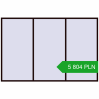 Pricing Tilt-and-Turn 3500x2300 mm REHAU OPTIMUM EURO-DESIGN 70 CHOCOLATE_BROWN two-sided. Price: 5 804.36 PLN