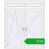 Ustalenie cen Okna skrzydłowe 1420x1700 mm REHAU ARTEVO RAL 9016 Traffic white dwustronny. Cena: 724,66 €