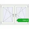 Pricing Tilt-and-Turn 1125x800 mm REHAU ENERGY-SAVING SYNEGO MD BLACK_ULTI-MATT external. Price: 1384,38 zł