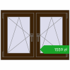 Ustalenie cen Okna skrzydłowe 1020x740 mm REHAU ENERGY-SAVING SYNEGO MD DARK_OAK dwustronny. Cena: 1559,10 zł