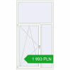 Pricing Tilt-and-Turn 1240x2330 mm REHAU OPTIMUM EURO-DESIGN 70 RAL 9016 Traffic white two-sided. Price: 1 993.47 PLN