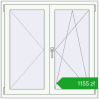 Ustalenie cen Okna skrzydłowe 1100x1100 mm REHAU OPTIMUM EURO-DESIGN 70 GOLDEN OAK zewnętrzny. Cena: 1154,72 zł