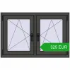 Ustalenie cen Okna skrzydłowe 1065x695 mm REHAU ENERGY-SAVING SYNEGO MD BASALT_GREY dwustronny. Cena: 325.43 EUR