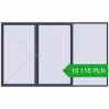 Pricing Tilt-and-Turn 4000x2400 mm REHAU OPTIMUM EURO-DESIGN 70 ANTHRACITE_GREY_STRUKTURAL two-sided. Price: 10 115.07 PLN