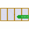 Ustalenie cen Okna skrzydłowe 5000x2300 mm ALU STANDARD 72 RAL 1005 Honey yellow dwustronny. Cena: 15 050,60 zł