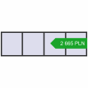 Pricing Tilt-and-Turn 3500x1000 mm REHAU OPTIMUM EURO-DESIGN 70 ANTHRACITE_GREY_GLATT two-sided. Price: 2 664.7 PLN