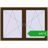 Ustalenie cen Okna skrzydłowe 1770x1250 mm REHAU ENERGY-SAVING SYNEGO MD DARK_OAK dwustronny. Cena: 646,75 €