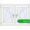 Ustalenie cen Okna skrzydłowe 1020x740 mm REHAU ENERGY-SAVING SYNEGO MD RAL 9016 Traffic white dwustronny. Cena: 1340,43 zł