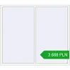 Pricing Tilt-and-Turn 2060x1800 mm ALU STANDARD 72 RAL 9016 Traffic white two-sided. Price: 3 688.24 PLN
