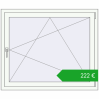 Ustalenie cen Okna skrzydłowe 1200x1000 mm REHAU OPTIMUM EURO-DESIGN 70 RAL 9016 Traffic white dwustronny. Cena: 222,17 €