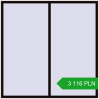 Pricing Tilt-and-Turn 2000x2000 mm REHAU OPTIMUM EURO-DESIGN 70 BLACK_BROWN two-sided. Price: 3 115.96 PLN