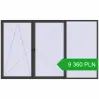 Pricing Tilt-and-Turn 3800x2300 mm REHAU ENERGY-SAVING SYNEGO MD BASALT_GREY two-sided. Price: 9 359.67 PLN