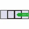 Ustalenie cen Okna skrzydłowe 3500x1100 mm REHAU OPTIMUM EURO-DESIGN 70 BLACK_BROWN dwustronny. Cena: 2620,42 zł