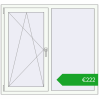 Pricing Tilt-and-Turn 1300x1200 mm EPSILON OPTIMA RAL 9016 Traffic white two-sided. Price: 222,06 €