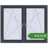 Pricing Tilt-and-Turn 1500x1200 mm KORSA ENERGY-SAVING REHAU SYNEGO MD. Price: 815.99 EUR