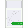Pricing Tilt-and-Turn 1000x1600 mm KORSA BRILLANT DESIGN. Price: 551,29 €
