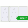 Pricing Tilt-and-Turn 2440x1450 mm REHAU OPTIMUM EURO-DESIGN 70 RAL 9016 Traffic white two-sided. Price: 597.24 EUR